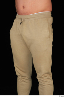 Grigory brown sweatpants dressed sports thigh 0002.jpg